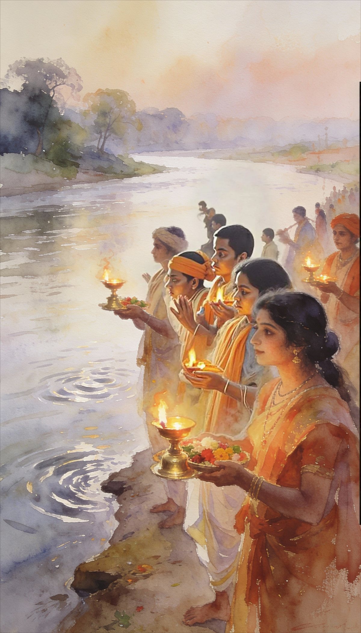 Offerings to the river